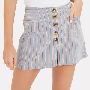INTERMIX Delaney striped shorts